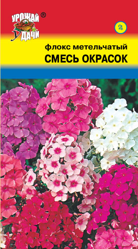 картинка Флокс метельчатый Смесь окрасок 0,1г ц/п (УУ)  магазин Одежда+ являющийся официальным дистрибьютором в России 