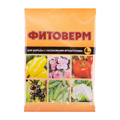 картинка Фитоверм 4мл *(ВХ) 10/150 от клеща,тли,трипсов магазин Одежда+ являющийся официальным дистрибьютором в России 