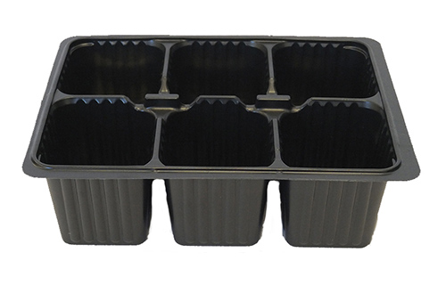 картинка Кассета д/рассады 6 ячеек (Агроком) 5/200 магазин Одежда+ являющийся официальным дистрибьютором в России 