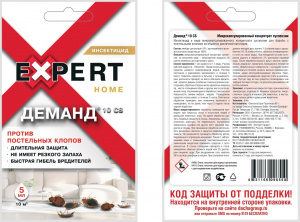 картинка Деманд от клопов 5мл (Эксперт Гарден) 10/30/120 магазин Одежда+ являющийся официальным дистрибьютором в России 