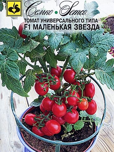 картинка Томат Маленькая Звезда F1 5шт (Семко)  магазин Одежда+ являющийся официальным дистрибьютором в России 
