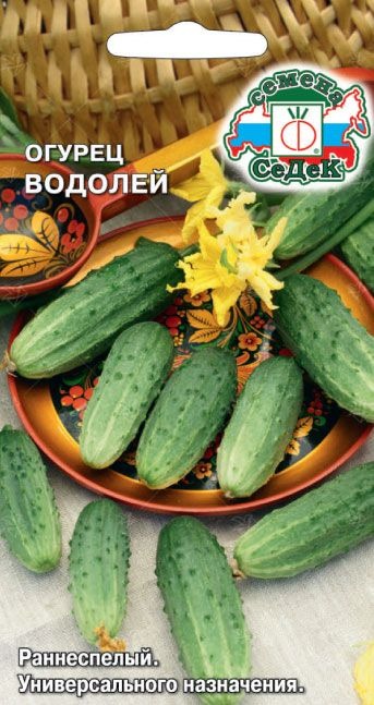картинка Огурец Водолей 0,5г ц/п (Седек) магазин Одежда+ являющийся официальным дистрибьютором в России 