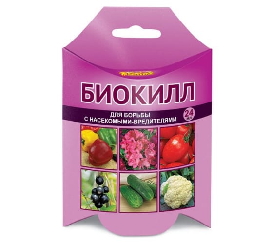 картинка БИОКИЛЛ 24мл *(ВХ) 5/30 биопрепарат от вредителей магазин Одежда+ являющийся официальным дистрибьютором в России 