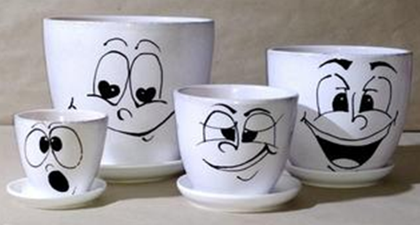 картинка Горшок керамич Настроение 5,0л (Беларусь) магазин Одежда+ являющийся официальным дистрибьютором в России 