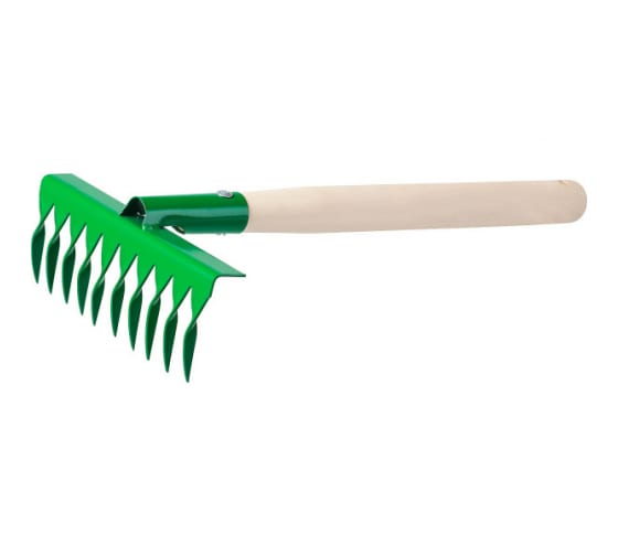 картинка Грабли 10 зуб. с д/р Росток 200-62-405мм Ц05430 39614 магазин Одежда+ являющийся официальным дистрибьютором в России 