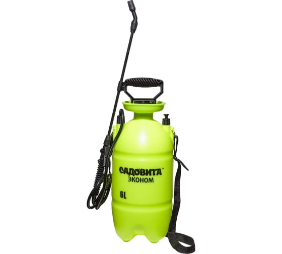 картинка Опрыскиватель садовый 6л Эконом (Садовита) магазин Одежда+ являющийся официальным дистрибьютором в России 