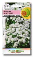 картинка Агератум Сноу Болл 0,1г ц/п (НК)  магазин Одежда+ являющийся официальным дистрибьютором в России 