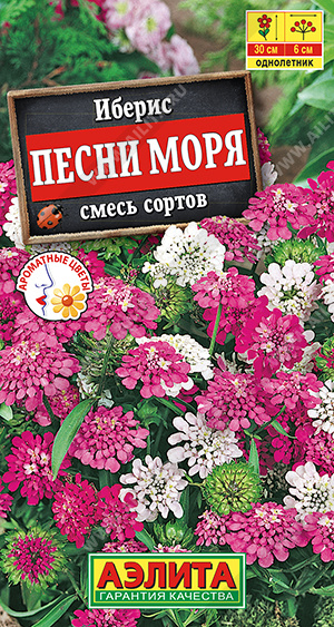 картинка Иберис Песни моря 0,1г ц/п (Аэлита) магазин Одежда+ являющийся официальным дистрибьютором в России 
