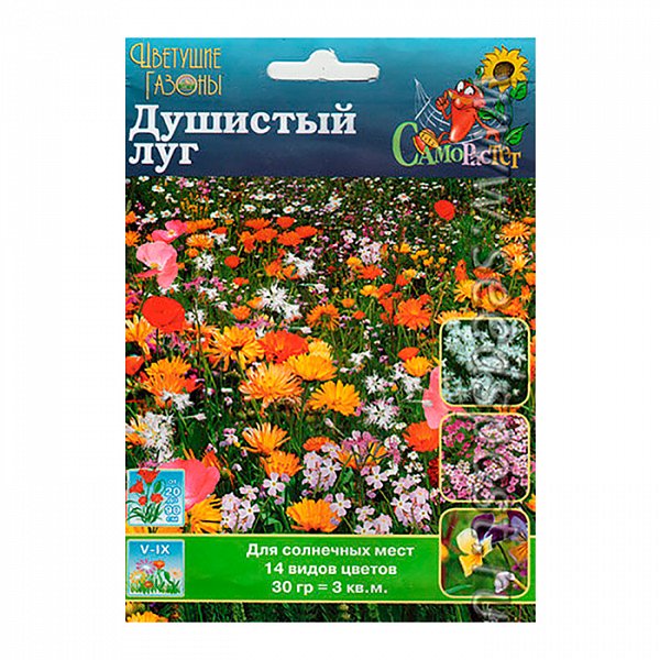 картинка Газон цветущий Душистый луг 30г ц/п (НК) магазин Одежда+ являющийся официальным дистрибьютором в России 