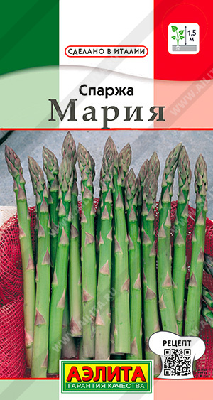 картинка Спаржа Мария 0,5г ц/п (Аэлита) магазин Одежда+ являющийся официальным дистрибьютором в России 