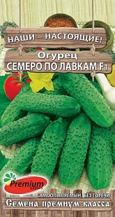 картинка Огурец Семеро по лавкам F1 10шт ц/п (ПрСидс) магазин Одежда+ являющийся официальным дистрибьютором в России 