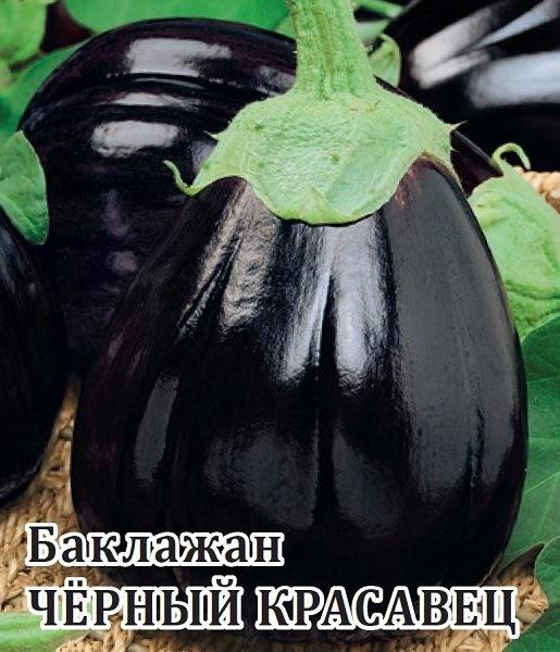 картинка Баклажан Черный красавец 25г (Гавриш)  магазин Одежда+ являющийся официальным дистрибьютором в России 