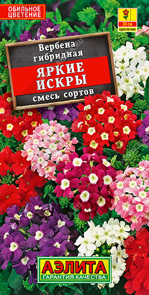 картинка Вербена Яркие искры, смесь ц/п (Аэлита) магазин Одежда+ являющийся официальным дистрибьютором в России 