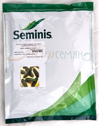 картинка Огурец Герман F1 1000шт (Seminis) магазин Одежда+ являющийся официальным дистрибьютором в России 