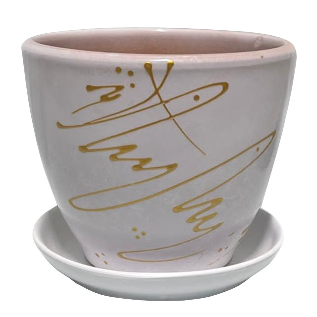 картинка Горшок керамич Гранд 0,4л (Беларусь) магазин Одежда+ являющийся официальным дистрибьютором в России 