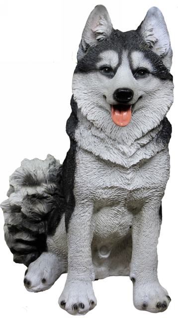 Фигура Собака Хаски (длина 23см, ширина 24см, высота 37см, вес 1,5кг) 