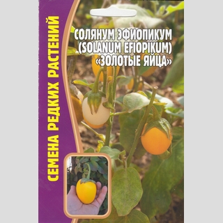 Солянум Эфиопикум Золотые яйца 12шт (Григорьев)