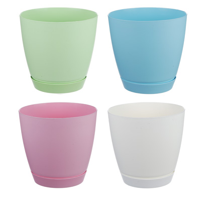 картинка Кашпо Камея 2,2л с/п в асс. (АгроП) магазин Одежда+ являющийся официальным дистрибьютором в России 