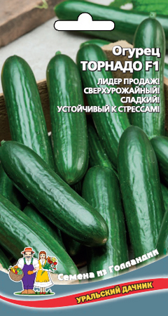 картинка Огурец Торнадо F1 5шт ц/п (УД)  магазин Одежда+ являющийся официальным дистрибьютором в России 