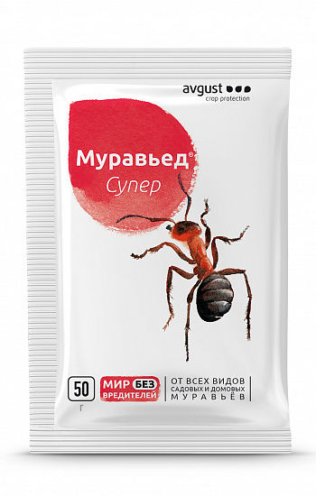 картинка Муравьед Супер 50г (Август) 10/150 магазин Одежда+ являющийся официальным дистрибьютором в России 