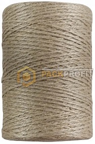 картинка Шпагат джутовый СУПЕР 2х нит.1250текс по 500г (Спринт) 2/20 магазин Одежда+ являющийся официальным дистрибьютором в России 