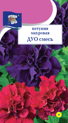 картинка Петуния Дуо Смесь F1 10шт ц/п (УУ) магазин Одежда+ являющийся официальным дистрибьютором в России 