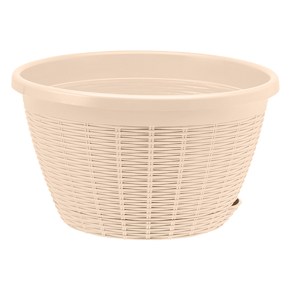 картинка Кашпо на подвесе 4,5л кремовый КШ-9146 магазин Одежда+ являющийся официальным дистрибьютором в России 