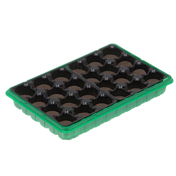 картинка Набор для рассады с торф.табл. 41мм (24 табл.) (ЭкоТорф) 3/18 магазин Одежда+ являющийся официальным дистрибьютором в России 