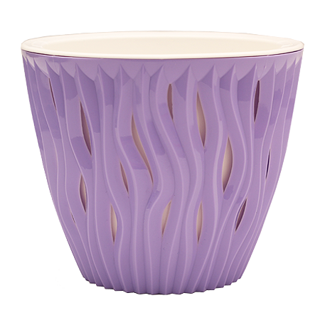 картинка Кашпо Вдохновение 1,6л Лаванда КШ-4072 (ВМС) магазин Одежда+ являющийся официальным дистрибьютором в России 