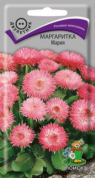 картинка Маргаритка Мария 0,05г ц/п (Поиск) магазин Одежда+ являющийся официальным дистрибьютором в России 