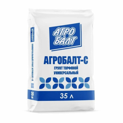 картинка Грунт универсальный 35л (Агробалт) 3/60 магазин Одежда+ являющийся официальным дистрибьютором в России 