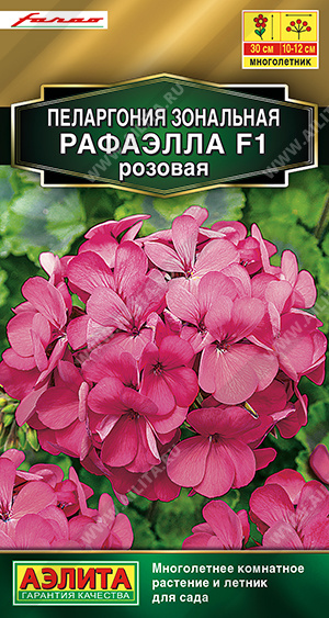 Пеларгония Рафаэлла розовая F1 5 шт ц/п (Аэлита)