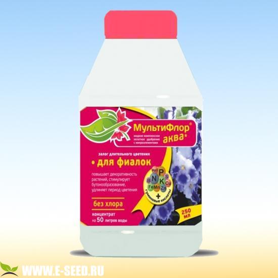 картинка Мультифлор АКВА для Фиалок 250мл (ЕвроС-х) 5/15 магазин Одежда+ являющийся официальным дистрибьютором в России 