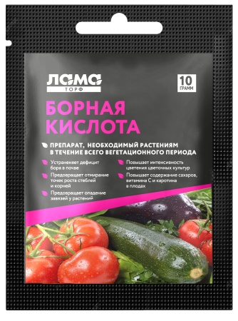 картинка Борная кислота 10г (ЛамаТ) 10/200 магазин Одежда+ являющийся официальным дистрибьютором в России 