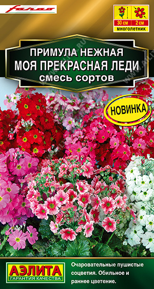 картинка Примула Моя прекрасная леди, смесь 7шт ц/п (Аэлита) магазин Одежда+ являющийся официальным дистрибьютором в России 
