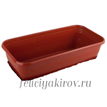 картинка Ящик балконный Стелла с/п 75 12,5*16*75 цветной У3372 (АгроП) магазин Одежда+ являющийся официальным дистрибьютором в России 