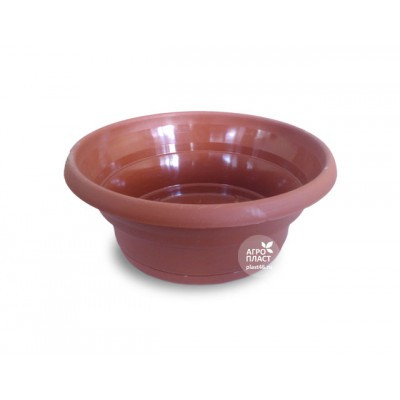 картинка Кашпо Клеопатра 0,75л с/п БК0028 (АгроП) магазин Одежда+ являющийся официальным дистрибьютором в России 