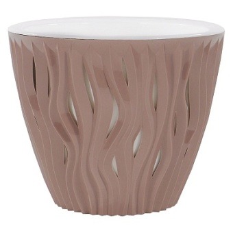 картинка Кашпо Вдохновение 5,7л фраппе (ВМС) магазин Одежда+ являющийся официальным дистрибьютором в России 