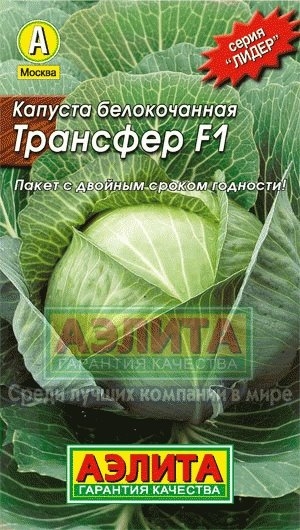 картинка Капуста Трансфер F1 20шт лид/п (Аэлита) ультраран,1,5кг магазин Одежда+ являющийся официальным дистрибьютором в России 