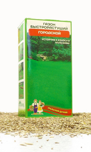 картинка Газон Городской быстроотрастающий 250г (УД) магазин Одежда+ являющийся официальным дистрибьютором в России 