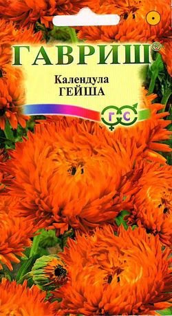 картинка Календула Гейша махровая 0,3г ц/п (Гавриш) магазин Одежда+ являющийся официальным дистрибьютором в России 