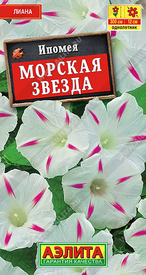 картинка Ипомея Морская звезда 0,5г ц/п (Аэлита) магазин Одежда+ являющийся официальным дистрибьютором в России 