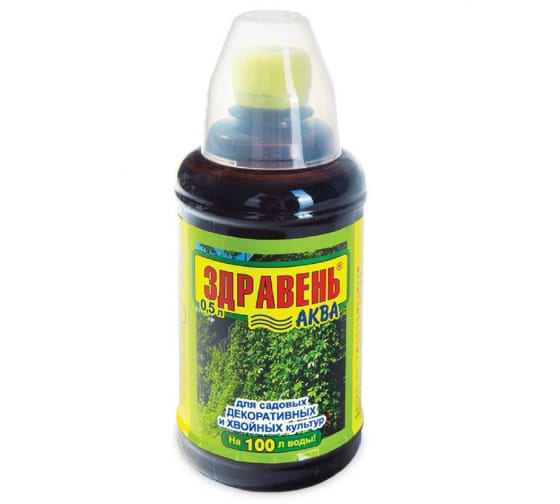 картинка Здравень АКВА Сад.декор и хвойников 0,5л (ВХ) 6/12 магазин Одежда+ являющийся официальным дистрибьютором в России 