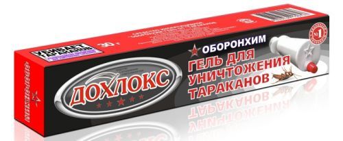 картинка Гель Дохлокс от тараканов 30г (20мл) шприц (Обор) 5/48 магазин Одежда+ являющийся официальным дистрибьютором в России 