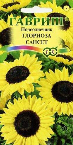 картинка Подсолнечник Глориоза Сансет 0,5г ц/п (Гавриш) магазин Одежда+ являющийся официальным дистрибьютором в России 