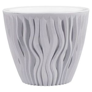картинка Кашпо Вдохновение 1,6л Серый жемчуг (ВМС) магазин Одежда+ являющийся официальным дистрибьютором в России 