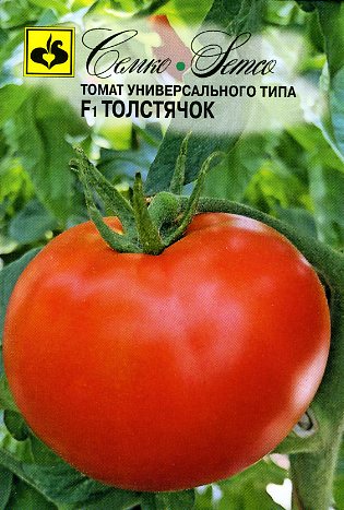 картинка Томат Толстячок F1 10шт (Семко) ср/ран,220г,детермин магазин Одежда+ являющийся официальным дистрибьютором в России 