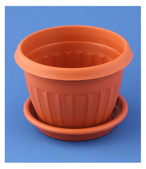 картинка Кашпо Афродита-7 с/п 11л терракот (СнабСибПром) магазин Одежда+ являющийся официальным дистрибьютором в России 