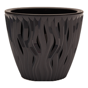 Кашпо Вдохновение 1,6л Антрацит КШ-5402 (ВМС)