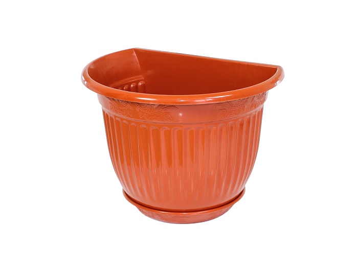 картинка Кашпо настенное Венеция 3л коричн. 07830 магазин Одежда+ являющийся официальным дистрибьютором в России 